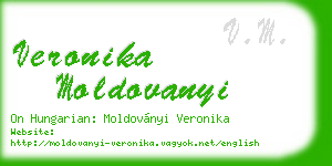 veronika moldovanyi business card