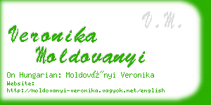veronika moldovanyi business card
